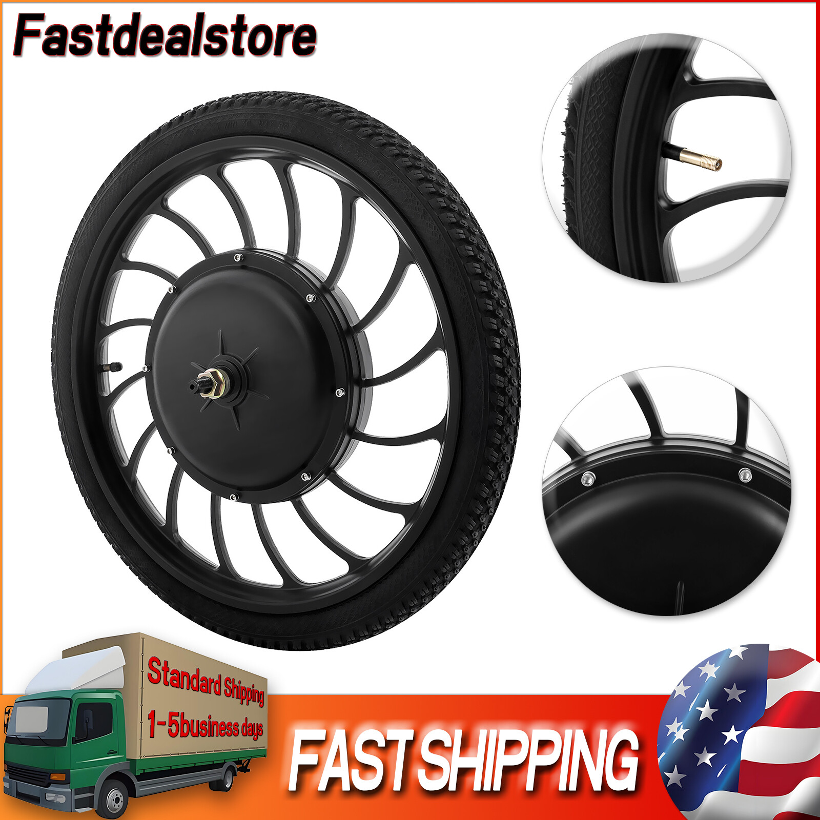 (New) 48 V 20 inch Hub Motor Ebike Front Wheel Electric Bicycle Motor Conversion Kit (160.57 USD) (New) 48 V 20 inch Hub Motor Ebike Front Wheel Electric Bicycle Motor Conversion Kit (160.57 USD)