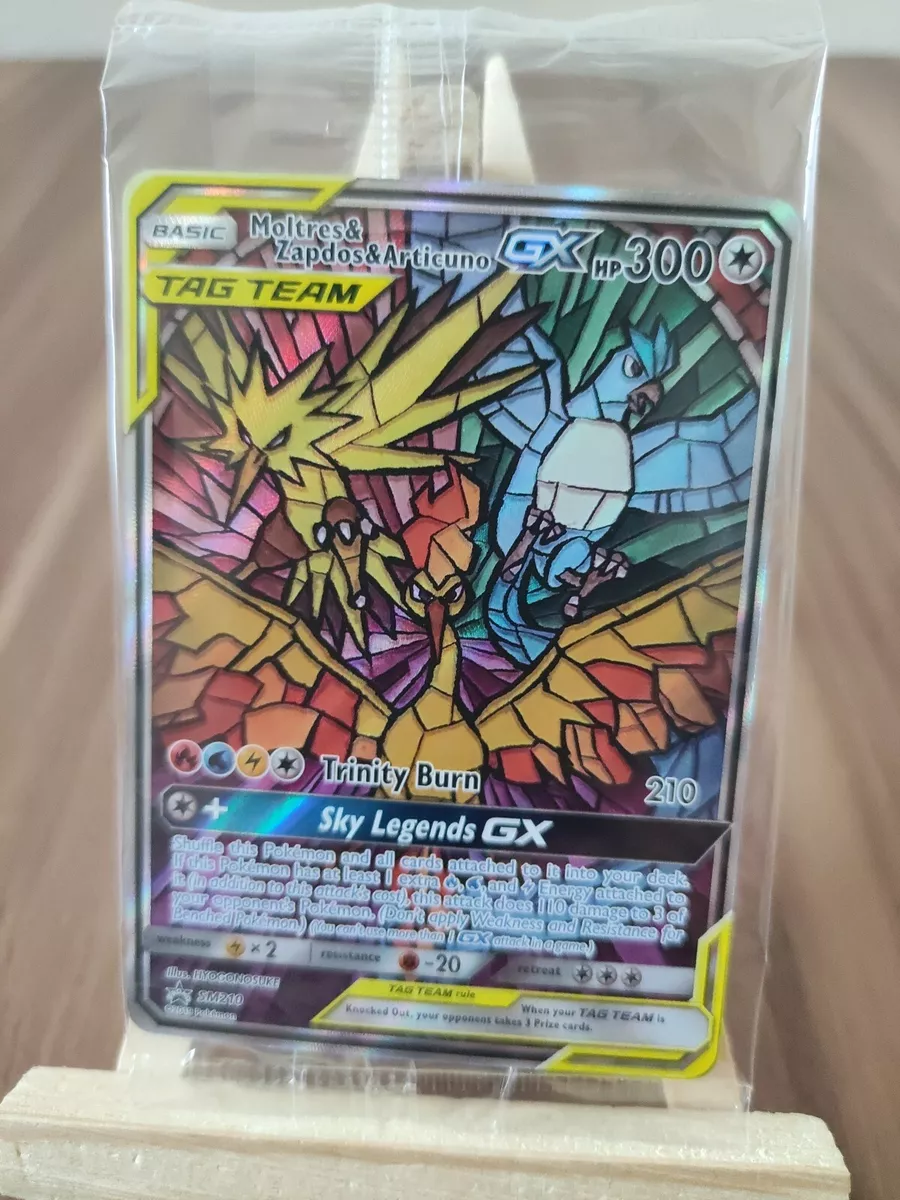 Moltres & Zapdos & Articuno GX - SM210 - Alternate Art Promo