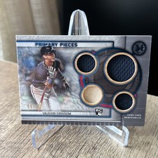 2023 Topps Museum Collection - Primary Pieces Quad Relics Vaughn Grissom #’d /20