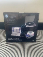 Innovative Technology USB Turntable ITUT-201SVR Record Albums To PC Through USB 