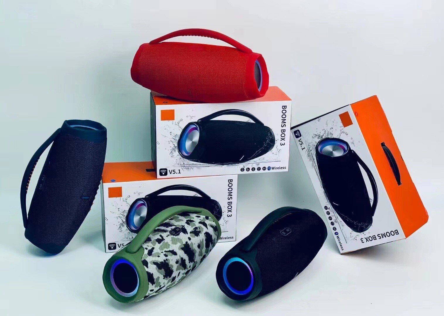 Boombox 3 Bluetooth Speaker Portable Subwoofer Sound for Boombox 3