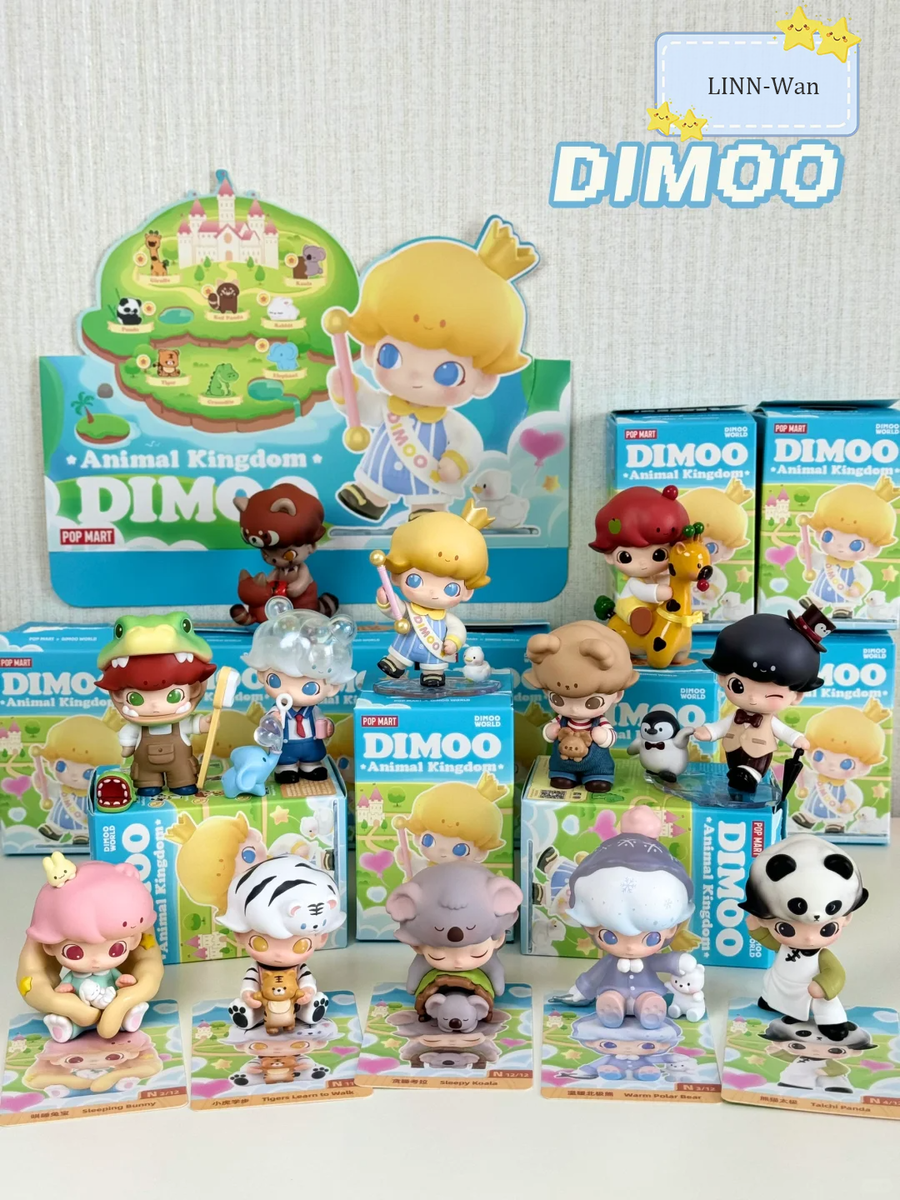 POP MART Dimoo Animal Kingdom Series Blind Box Confirmed POP MART Dimoo Animal Kingdom Series Blind Box Confirmed