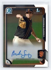 2015 Bowman Draft #BCA-ASU Andrew Suarez Chrome Draft Pick Autographs