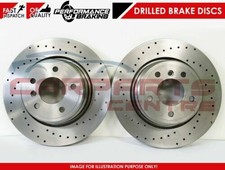 FOR AUDI S3 GOLF MK7 R LEON CUPRA 280 RS FRONT PERFORMANCE DRILLED BRAKE DISCS