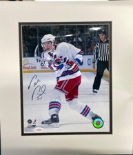 Petr Prucha Autographed New York Rangers 8x10 Photo JSA Cert on 12