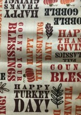 thanksgiving quotes david textiles precut cotton fat quarters