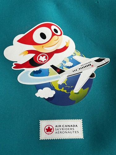 2 x Air Canada Bag Skyriders Aeronautes Bags Air Canada Airline Aeroplane Kid's - Picture 4 of 13