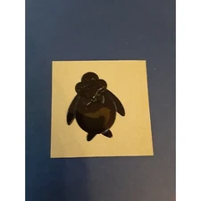 vtg 80's Mystiks Oilies liquid cyrstals penguin sticker module *no oil* *EMPTY*