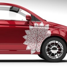 Set Mandala Blume Abstrakt Ornament Tribal Dekor Auto Aufkleber Tuning #1335-120
