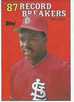 【19枚】ヴィンテージ　カード 1988 Topps, 1987 Record Breakers including Vince Coleman, Ryan and