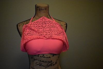 Haut De Bikini SO Junior Couleur Corail Taille M - Neuf Avec étiquettes