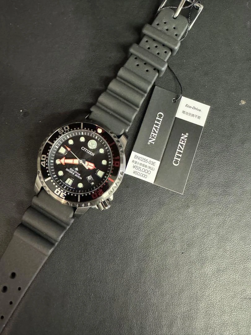 Citizen Promaster E168-A14ST0H BN0255-03E Eco Drive MARVEL Date 