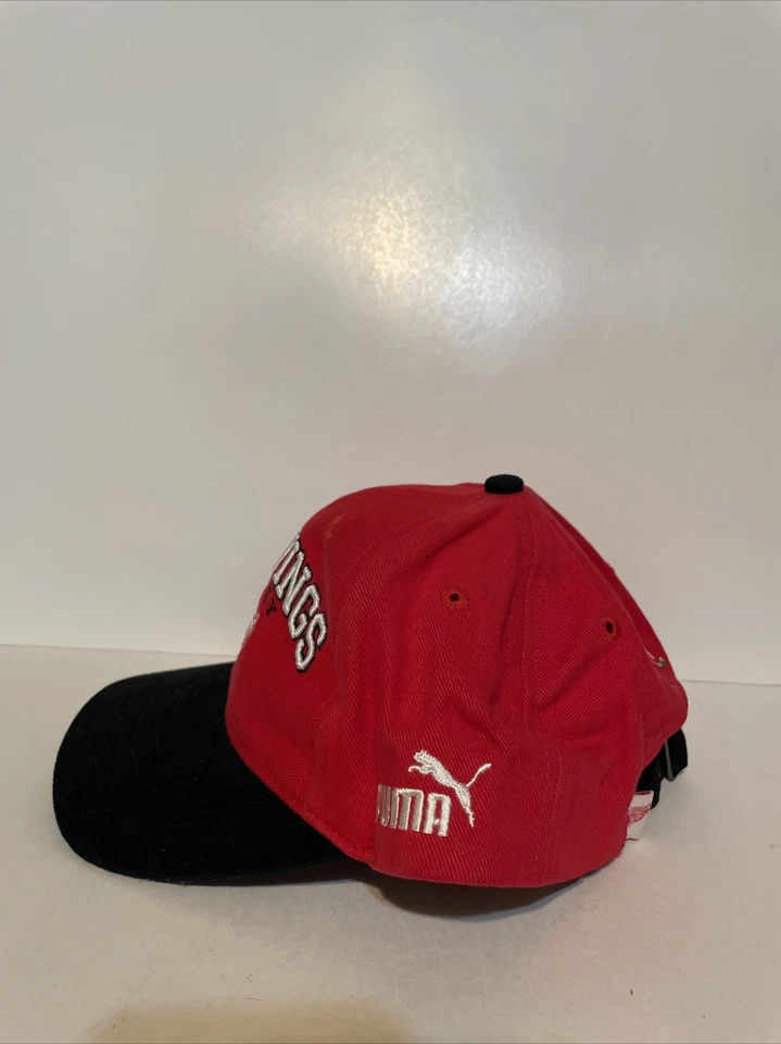 Youth Vintage PUMA Detroit Red Wings Adjustable NHL Hat - Image 3 of 4