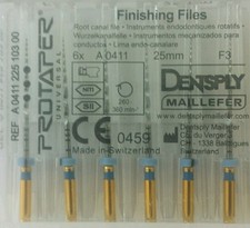 Dental Dentsply Rotary ProTaper Universal Engine NiTi Files 25 mm F3