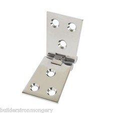 Polished Chrome counter flap hinge 40mm x 102mm
