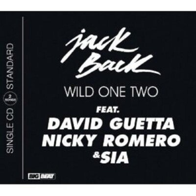 JACK BACK FEAT DAVID  GUETTA& NICKY ROMERO,SIA - WILD ONE CD 2 TRACK SINGLE NEU