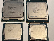 LOT OF 4 INTEL CPU CORE I3 XEON - SEE PICTURES FOR DETAILS UNTESTED