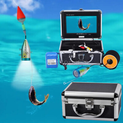 7'' 30M/50M Fish Finder Unterwasserfischen Video Kamera Monitor IR LED 1000TVL