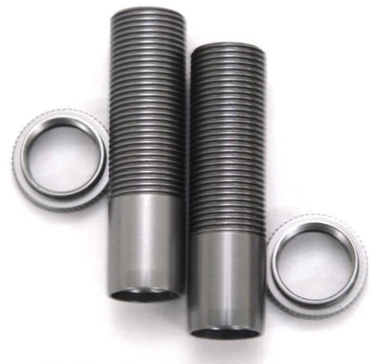 AXIAL Aluminum Front Threaded Shock Bodies GUNMETAL / YETI / EXO TERRA