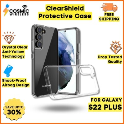 For Samsung Galaxy S22+ Plus Clear Shockproof Phone Case Cover
