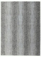 Tapis gris touffetés à la main 100 % laine 100 %