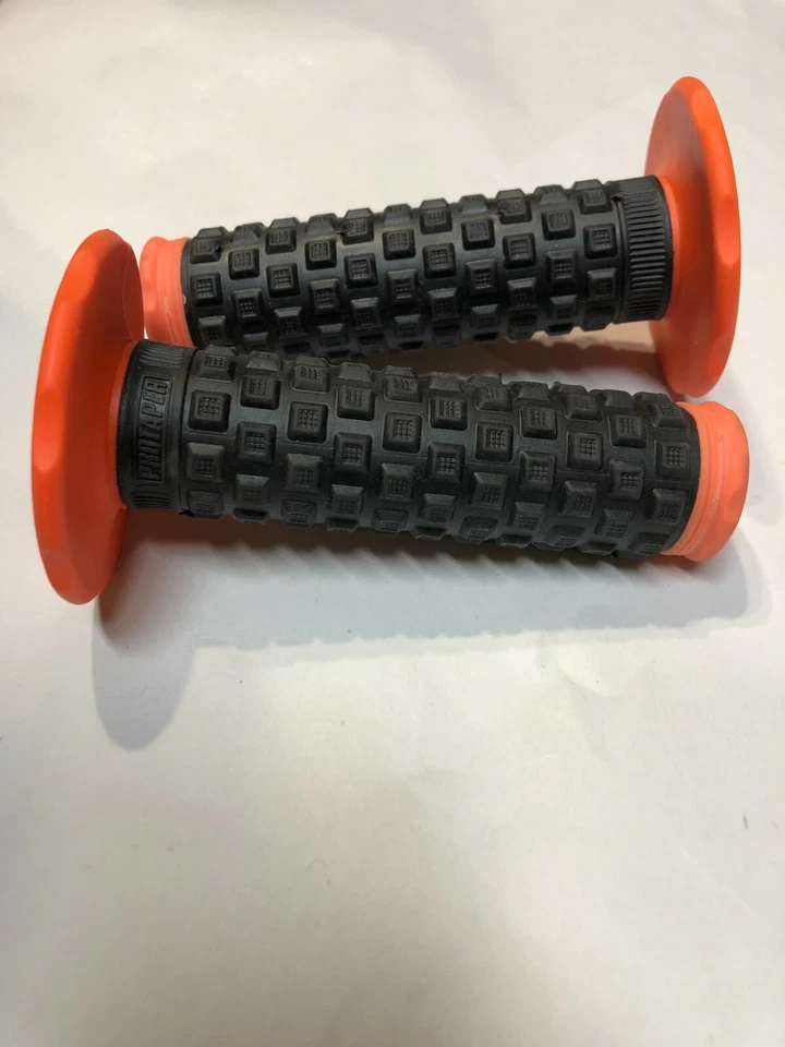  7/8 inch PILLOW TOP HANDLE BAR MX GRIP SET ROKON ZONGSHEN Orange - Image 4 of 4