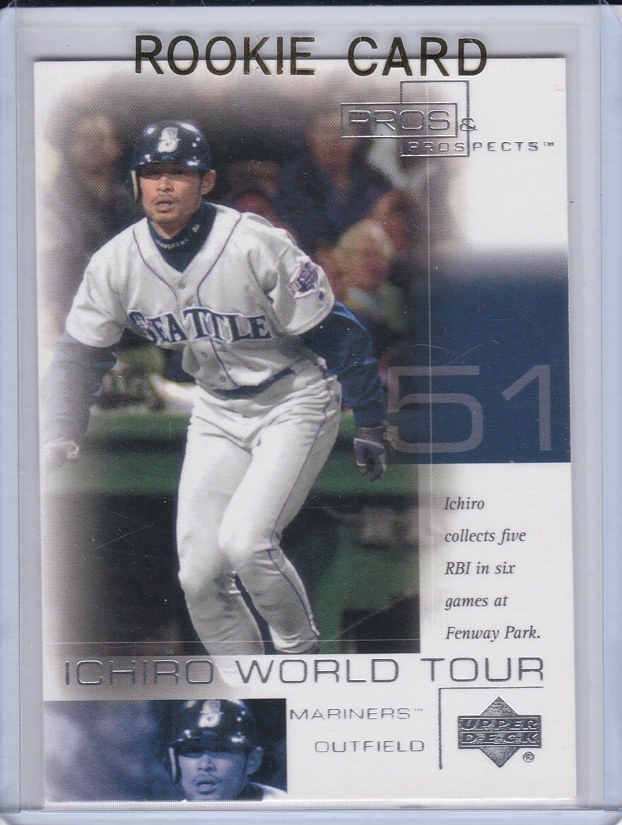 オーセンテット イチロー リミテッドエディションメタルカード 2001年