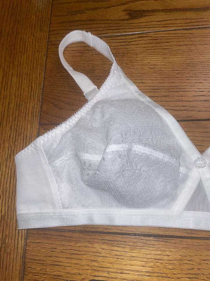 Sujetador Jodee Blanco Floral Mastectomía Estilo 2576 - Para Mujer Talla 40C = Nuevo Foto 4 de 4