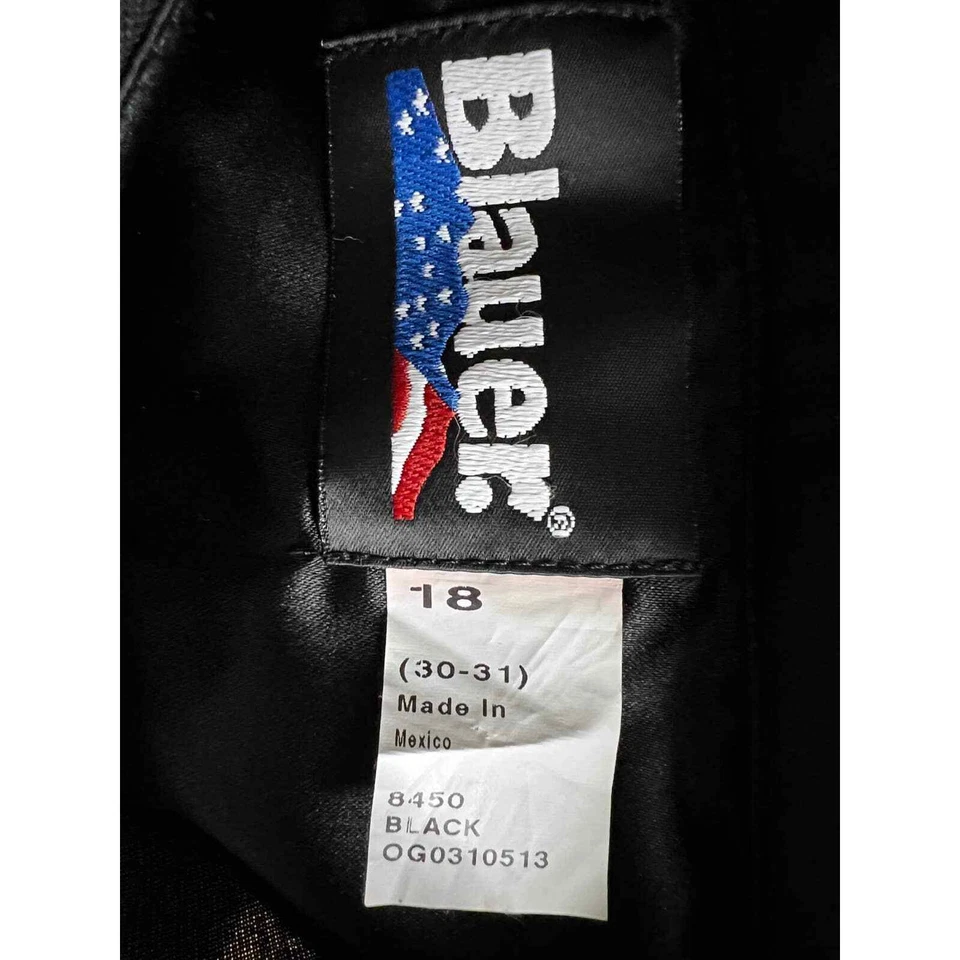 Camisa uniforme oficial de policía Blauer Class Act 8450 para hombre talla 18 negra nueva con etiquetas Foto 4 de 4