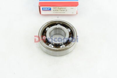 DEEP THROAT BALL BEARING POLYAMIDE CAGE SKF 6304TN9/C3 20x52x15