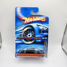 2006 Hot Wheels 59 Dropotaro 4/5 1964 CHEVY IMPALA Black-Orange w/Chrome 10 Spk