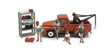 American Diorama 1/64 LADY MECHANICS Die Cast FIGURES