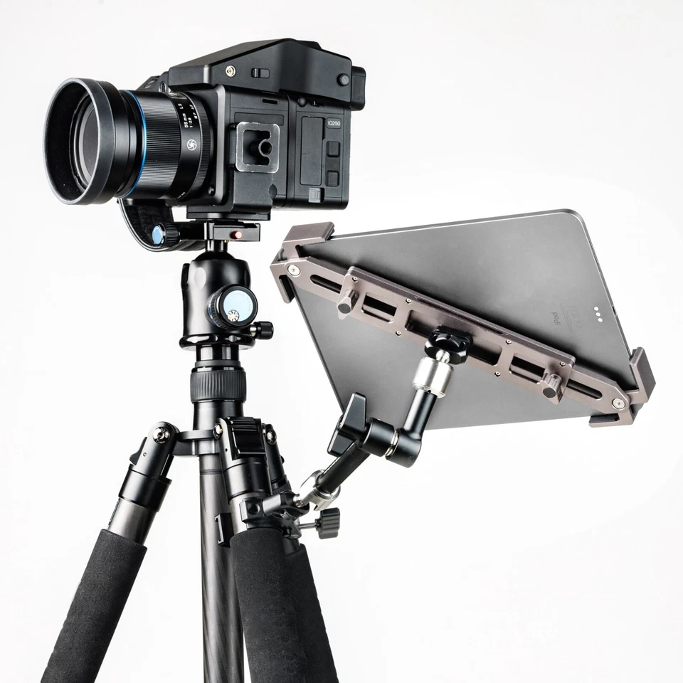 Tablet Stativ Adapter, Tablet Halterung, iPad, 9 - 14 Zoll,  Aluminium - Bild 3 von 4