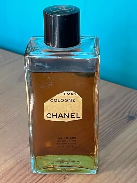 VINTAGE CHANEL A GENTLEMAN'S COLOGNE SPLASH 4 FL OZ