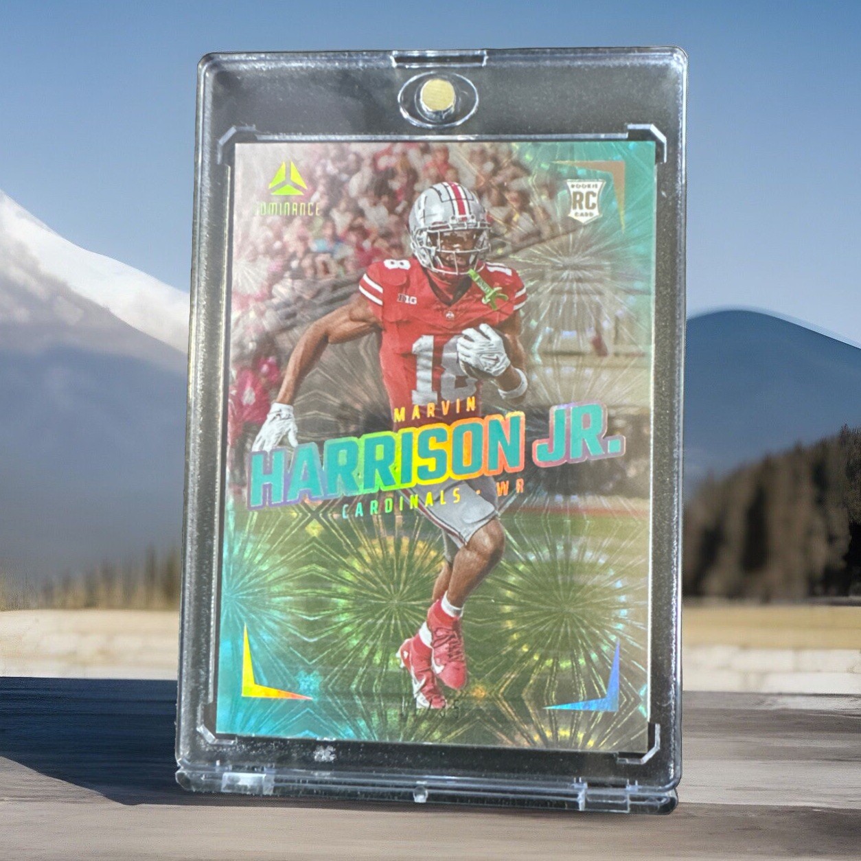 2024 Luminance Football Marvin Harrison Jr. RC #104 Teal 11/35 Cardinals🏈