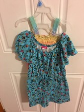 BRAND NEW GIRLS SIZE 6-6X 2 PACK ZUNIE GIRL ROMPERS