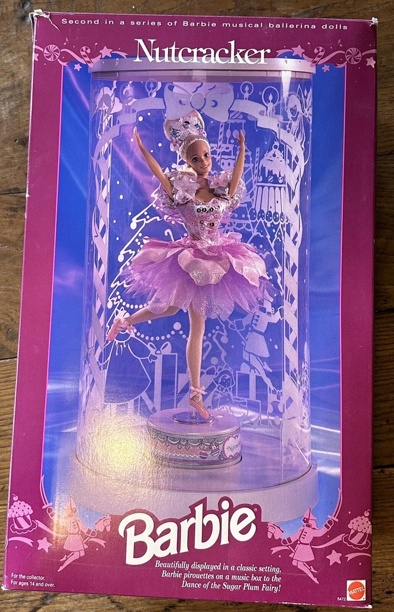 Nutcracker Barbie Doll The Sugarplum Princess NIB Musical