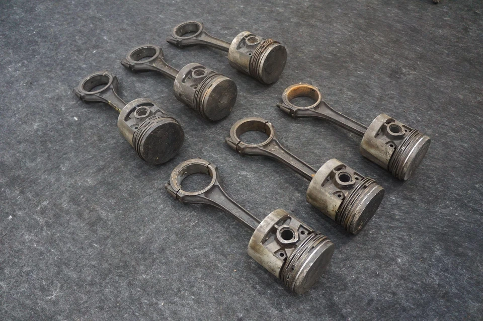 Juego de 6 pistones de motor con varilla de conexión OEM 8EL-6200 Lincoln 1949-1951 Foto 3 de 4