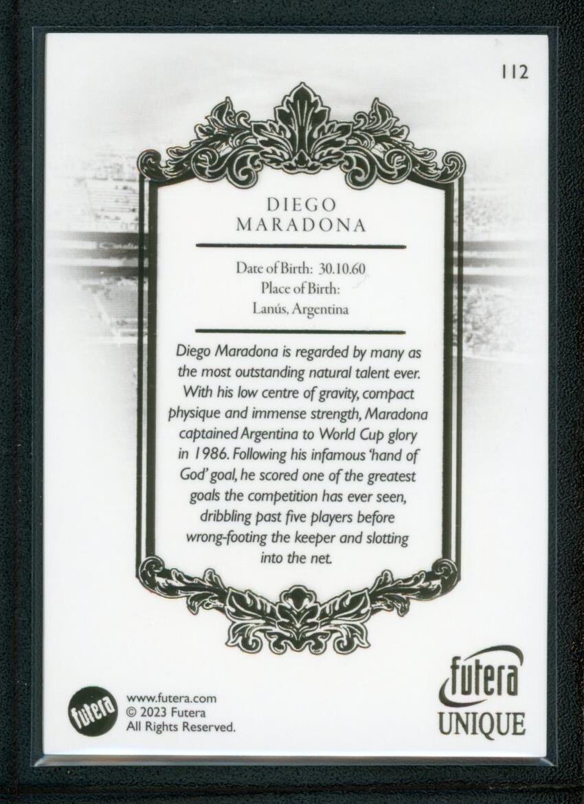 FUTERA  マラドーナ 2018 Futera World Football Legends Diego Maradona #WFL06 SGC