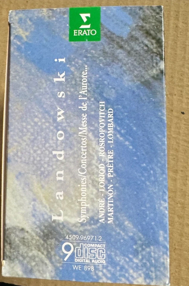 Marcel Landowski Symphonies Concertos etc 9 CD Box set - Image 3 of 4