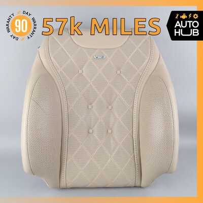 16-17 Mercedes W222 Maybach S600 Front Right Side Seat Upper Back Cushion OEM