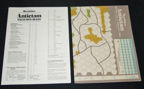 SPI 1975 : BLUE & GRAY - Four Civil War Battles - RARE Box Version (PUN) EX+ - Picture 4 of 8