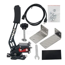 USB Hand Brake+Clamp For Logitech G27/G29/T300RS /G920/G295 Racing Games