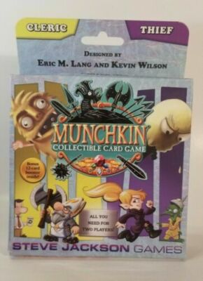 Munchkin Collectible Card Game - Cleric & Thief - 2 player Starter Set - NEW