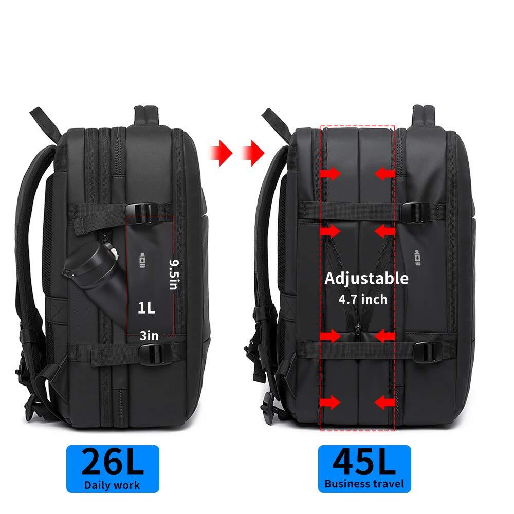 backpacks with large side pockets for laptops Travelpro Altitude Expandable Laptop Backpack 30-36L Laptop Sleeve JanSport Backpacks use the rear stacking Style:Charcoal Flower gender:Mens