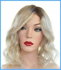 Mila Monotop Smart Lace front Wig Wavy NEW PALM SPRINGS BLOND Rooted Jon Renau