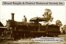 Bauple 30 Train Postcard. Austalia Queensland Vintage 2001 Old