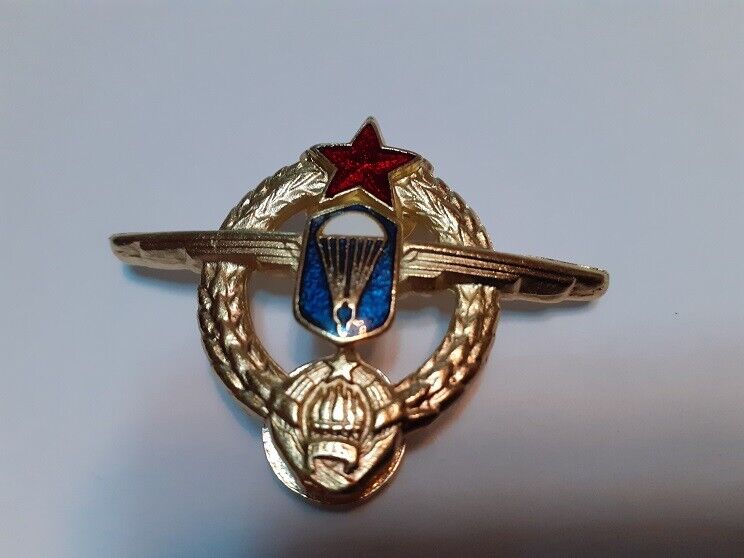 JNA Yugoslav Army Paratrooper instructor chest badge (very good copy)