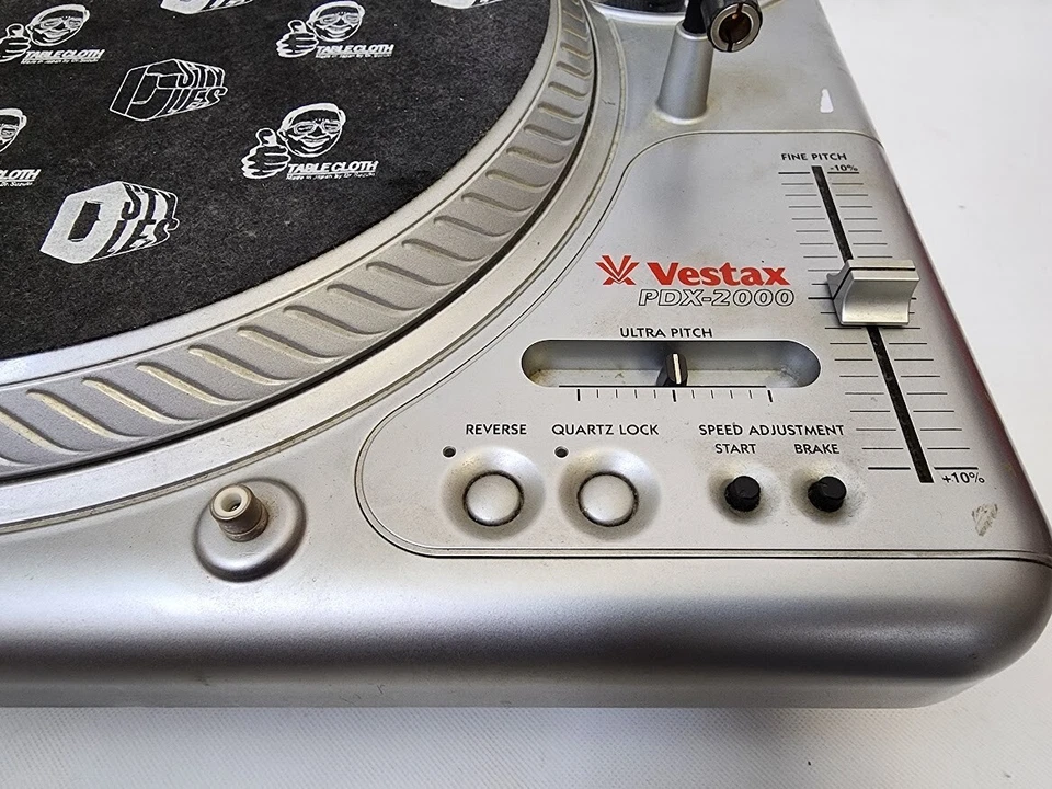 VESTAX PDX-2000 Direct Drive Turntable Plattenspieler Direct Drive silber - Bild 3 von 4