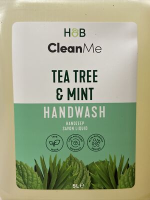 H&B Clean Me Tea Tree & Mint Hand Wash 5L
